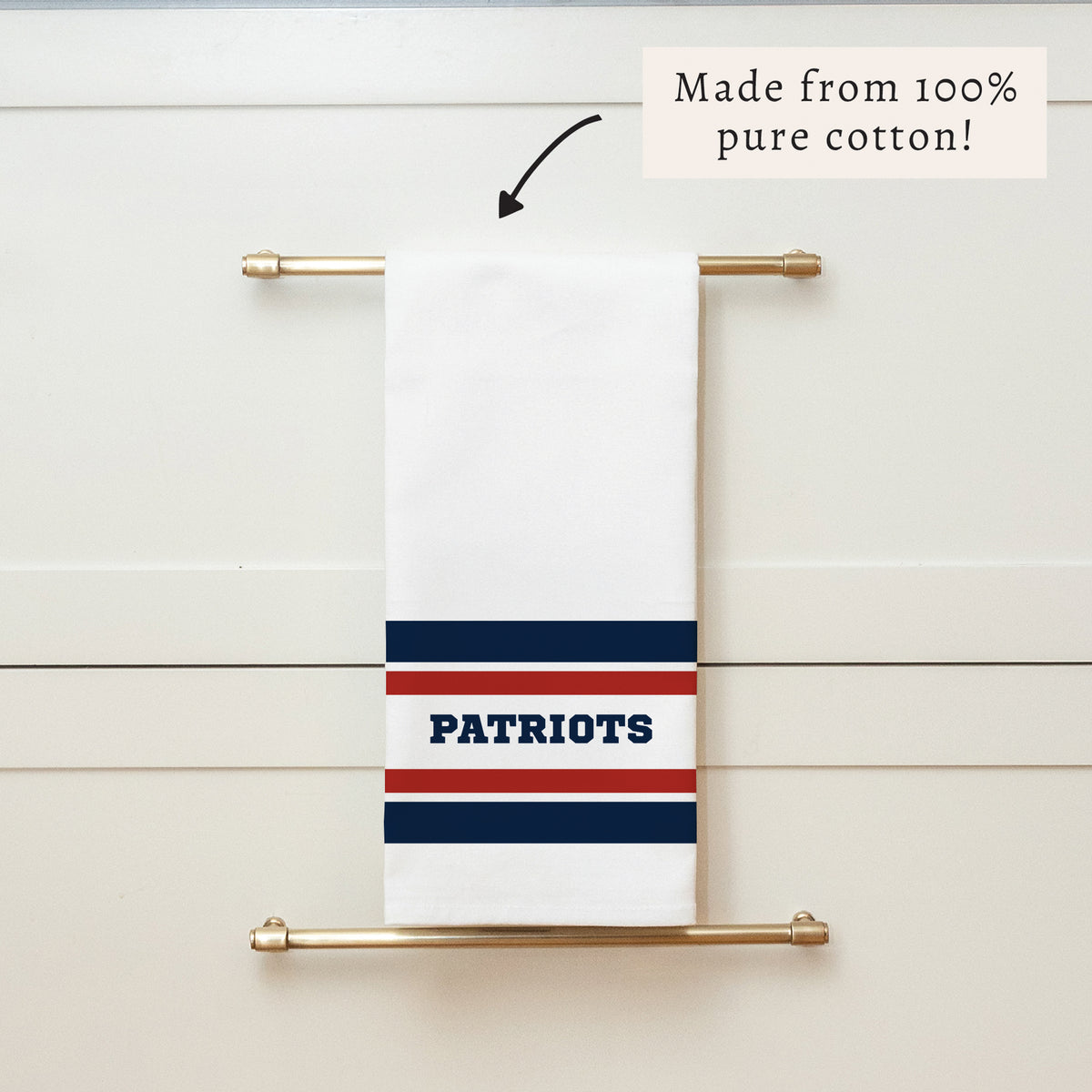 Patriots Stripes Tea Towel