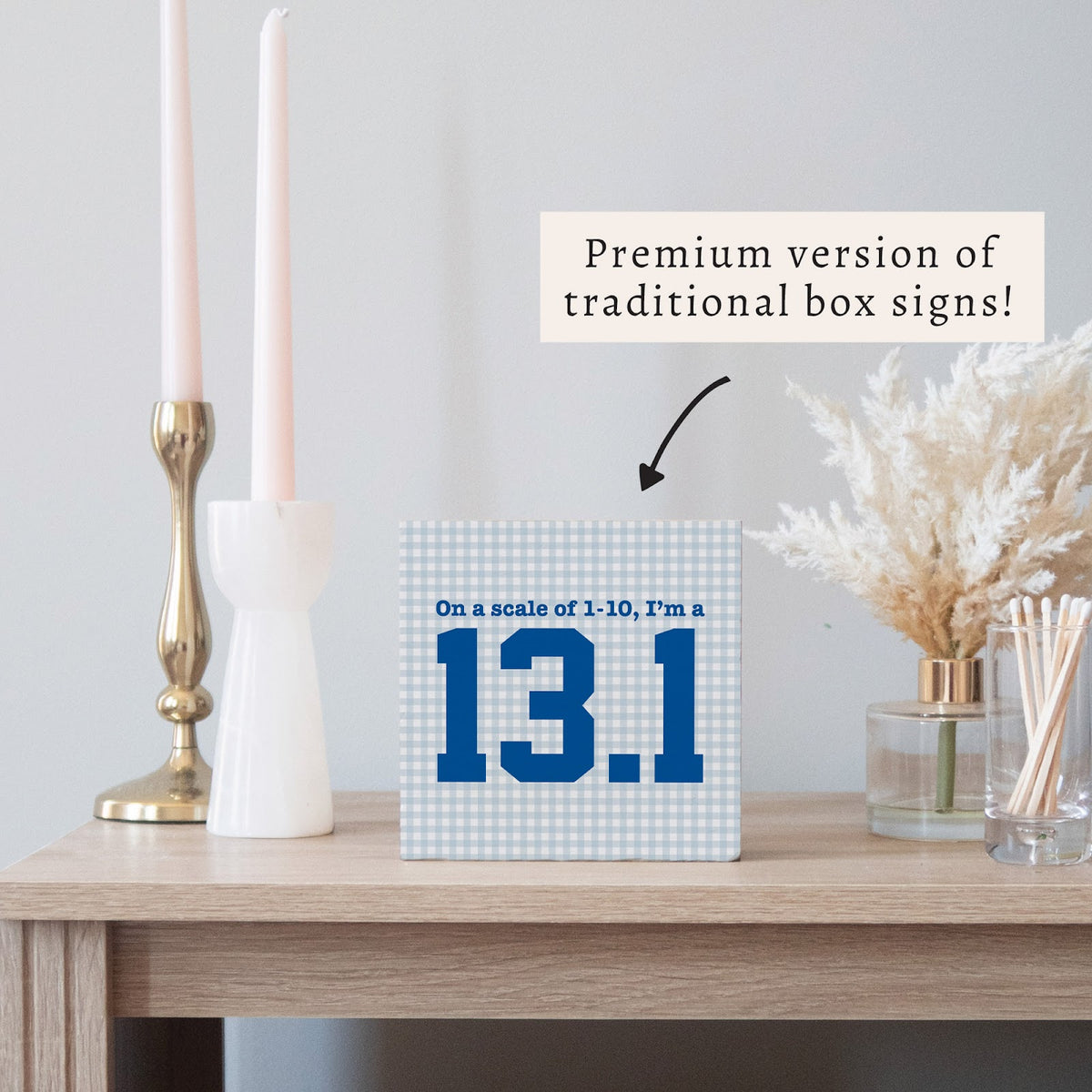 I'm A 13.1 Block Sign