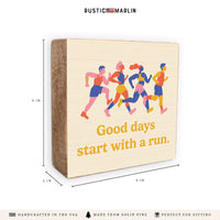 Start With A Run Block Sign
