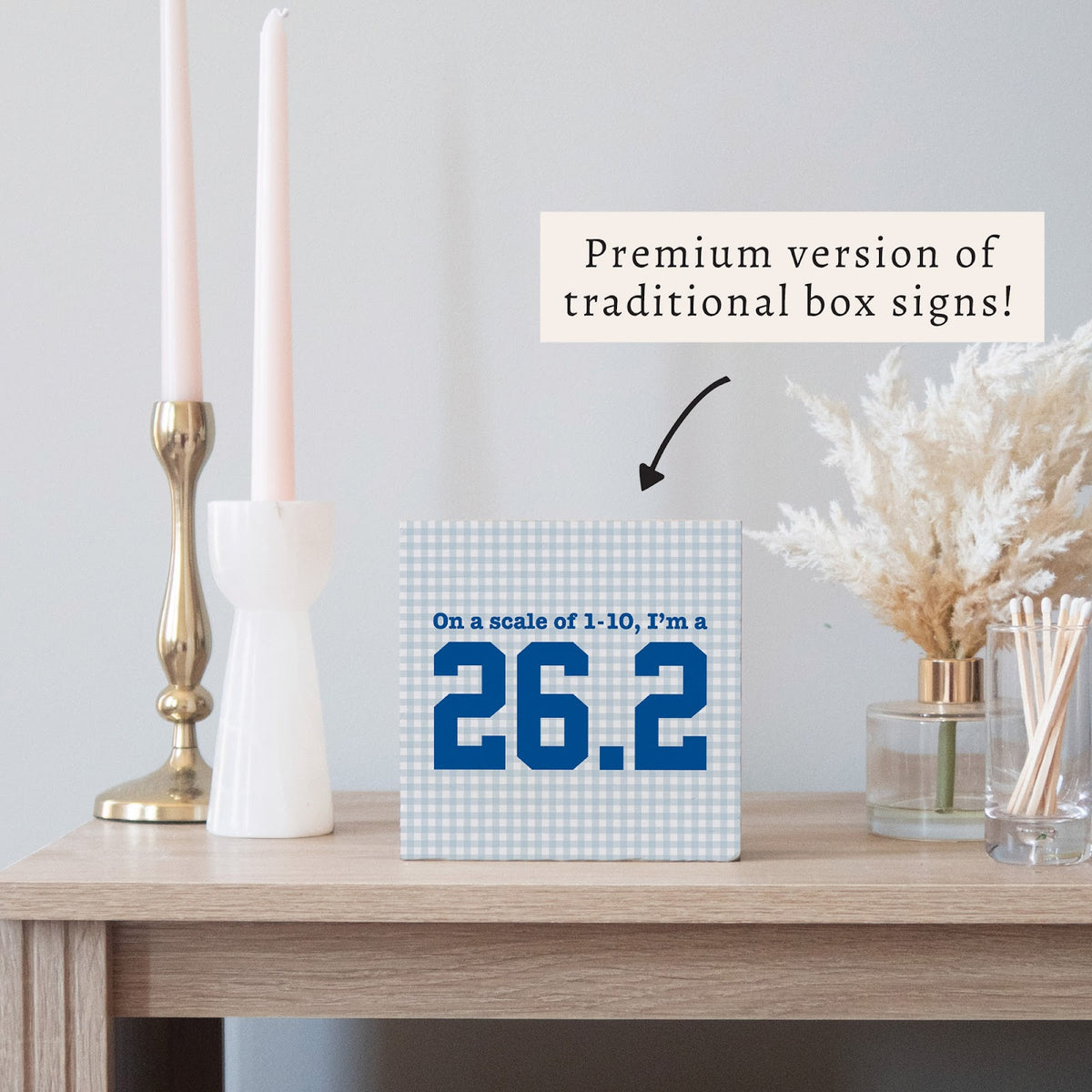 I'm A 26.2 Block Sign