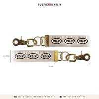 26.2 Oval Keychain