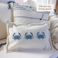 Blue Crab Pillow