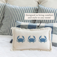 Blue Crab Pillow