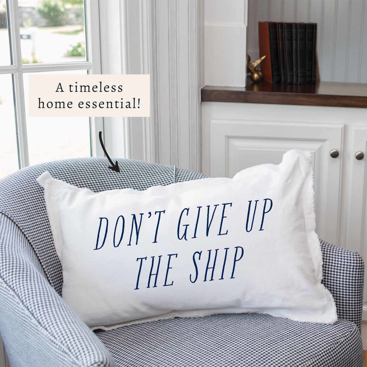 Don't Give Up The Ship Pillow