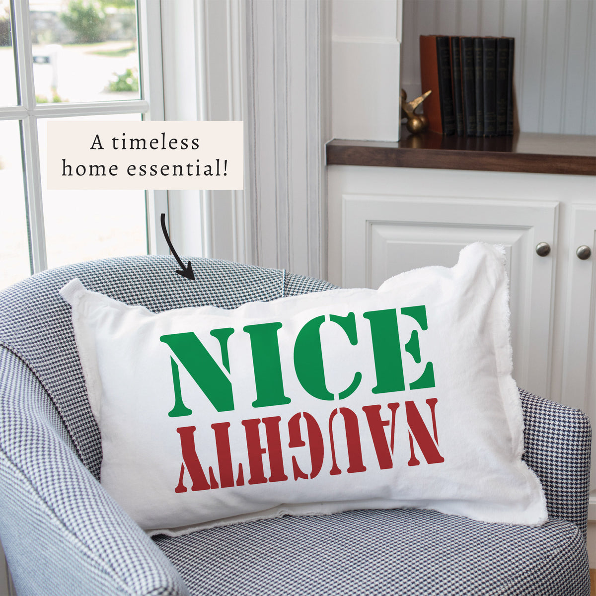 Naughty Nice Pillow