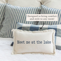 Meet Me At The Lake Pillow