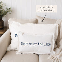 Meet Me At The Lake Pillow