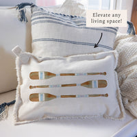 Striped Oars Pillow