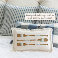 Striped Oars Pillow