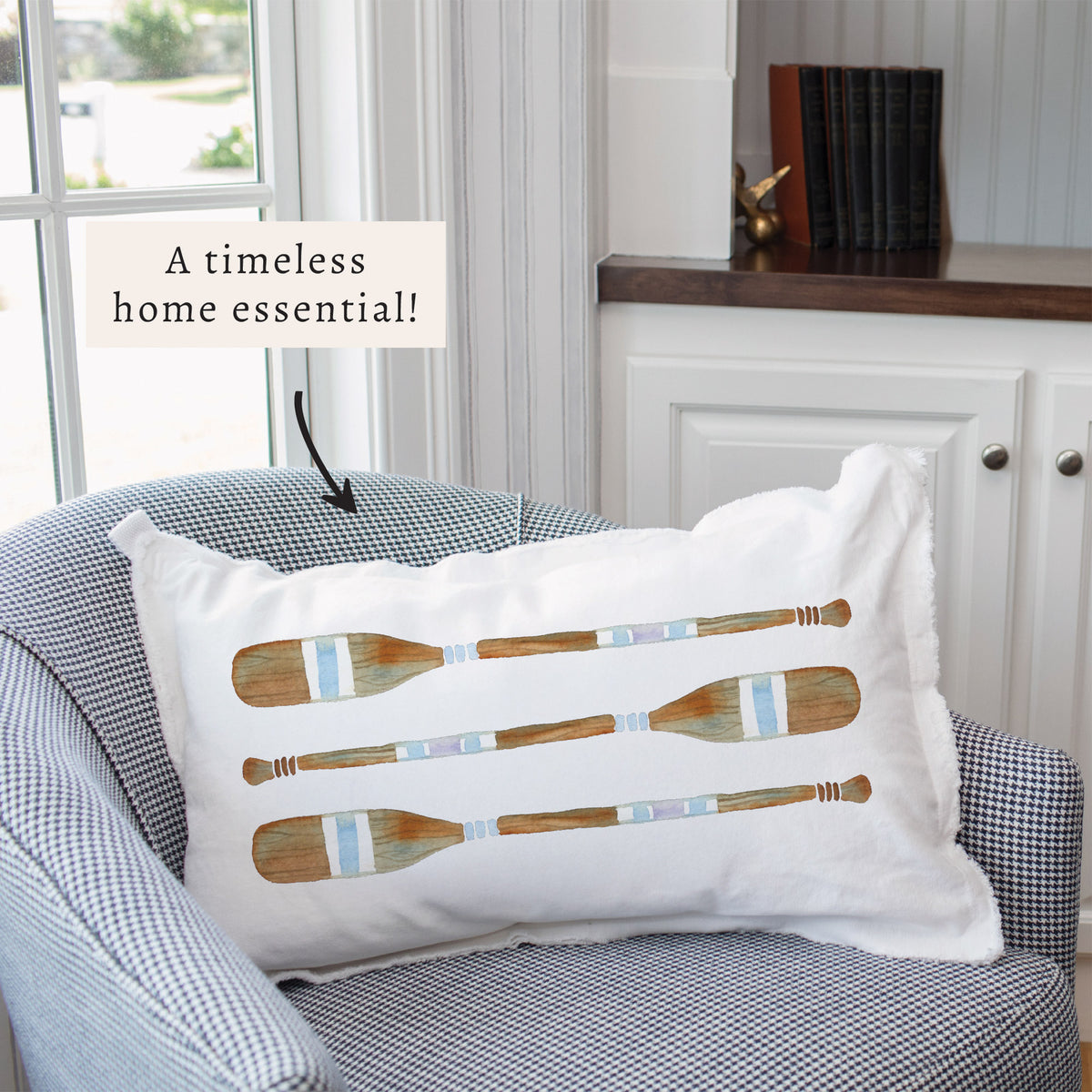 Striped Oars Pillow