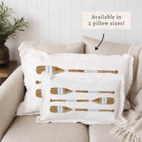 Striped Oars Pillow