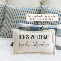 Dogs Welcome Pillow