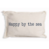 Happy By The Sea Pillow