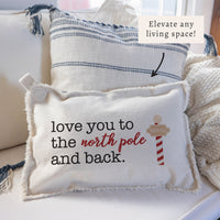Love You To The North Pole Pillow