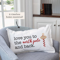 Love You To The North Pole Pillow