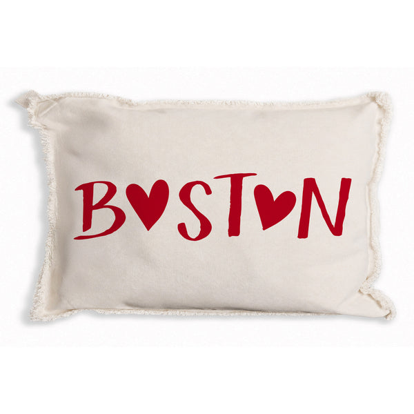 Boston Heart Pillow