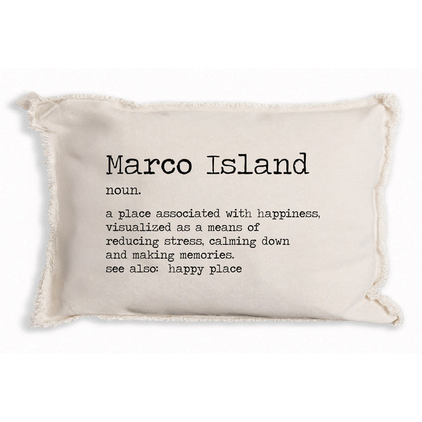 Happy Place Definition Personalized Pillow