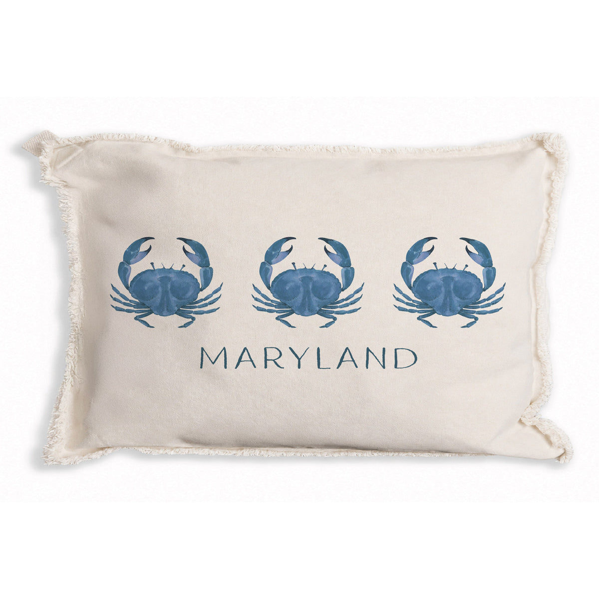 Blue Crab Personalized Pillow