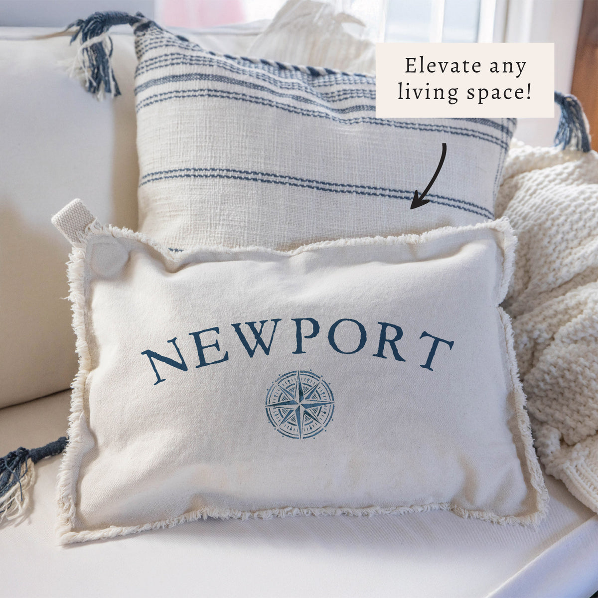 Compass Personalized Pillow
