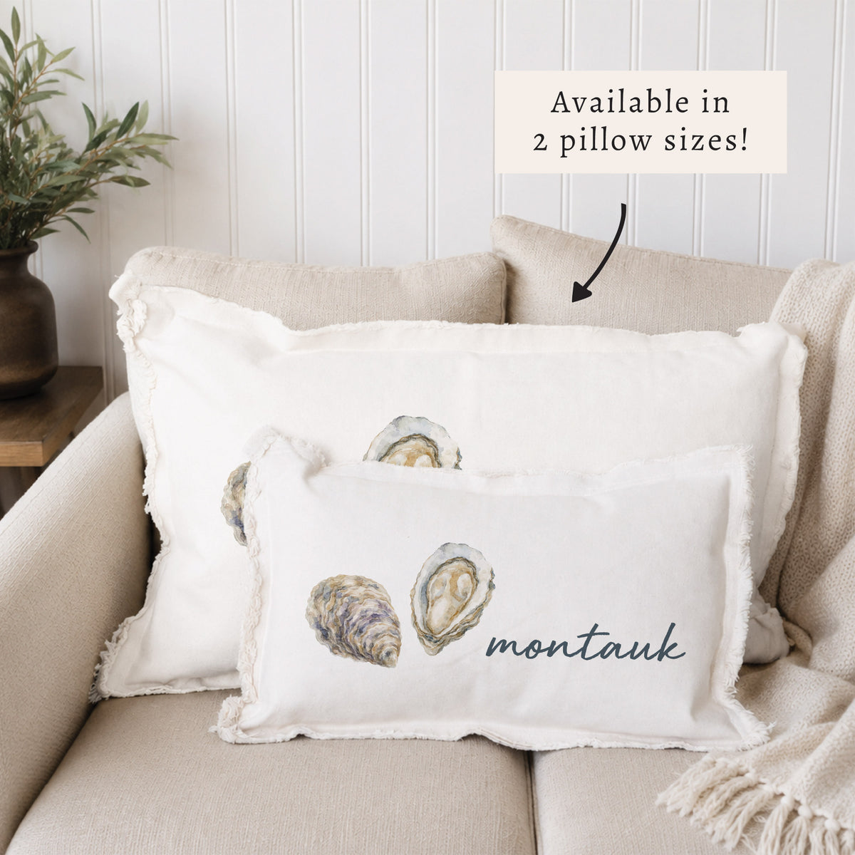 Oyster Personalized Pillow