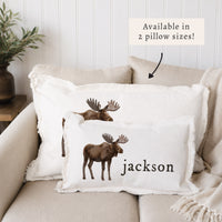 Moose Personalized Pillow