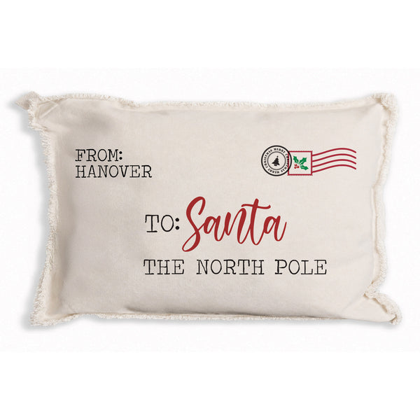 Letter To Santa Personalized Pillow