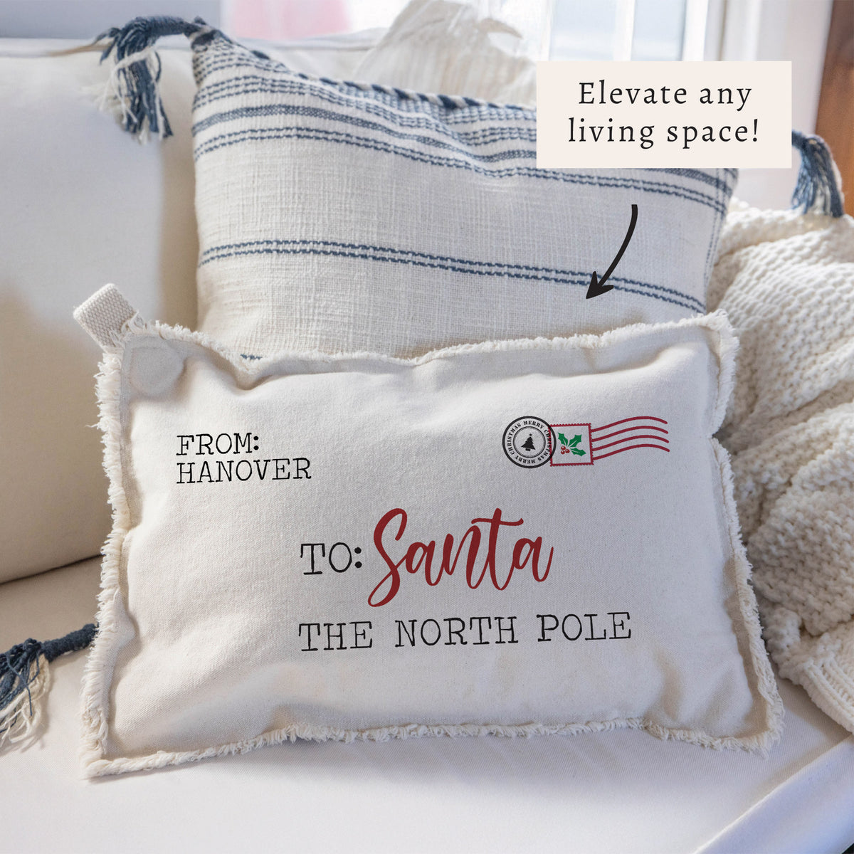 Letter To Santa Personalized Pillow