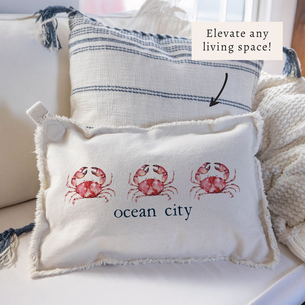 Crab Personalized Pillow
