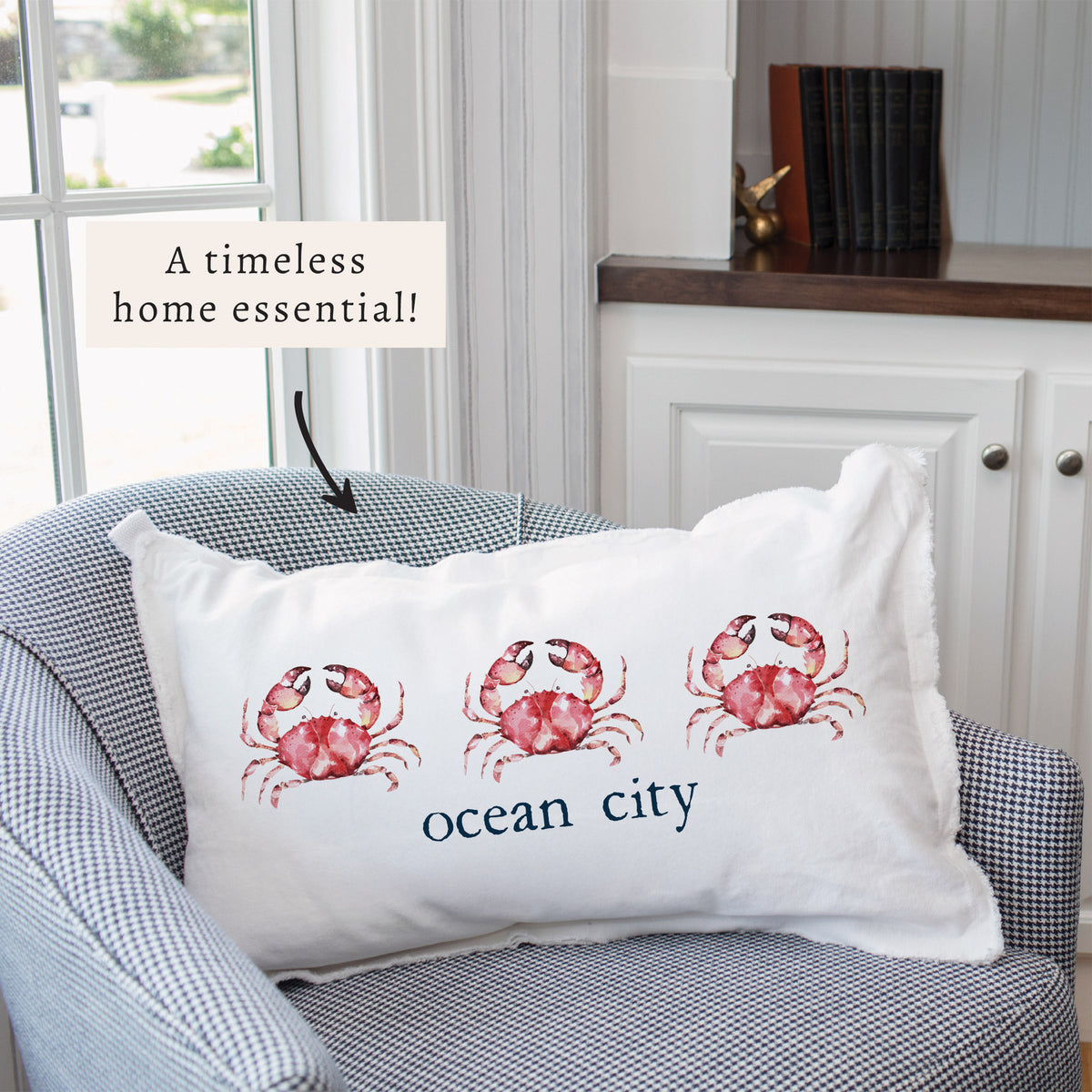 Crab Personalized Pillow