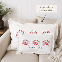 Crab Personalized Pillow