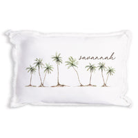 Palm Trees Personalized Pillow