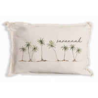 Palm Trees Personalized Pillow