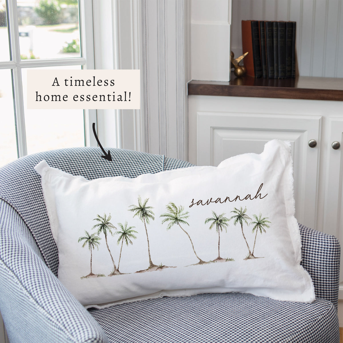 Palm Trees Personalized Pillow
