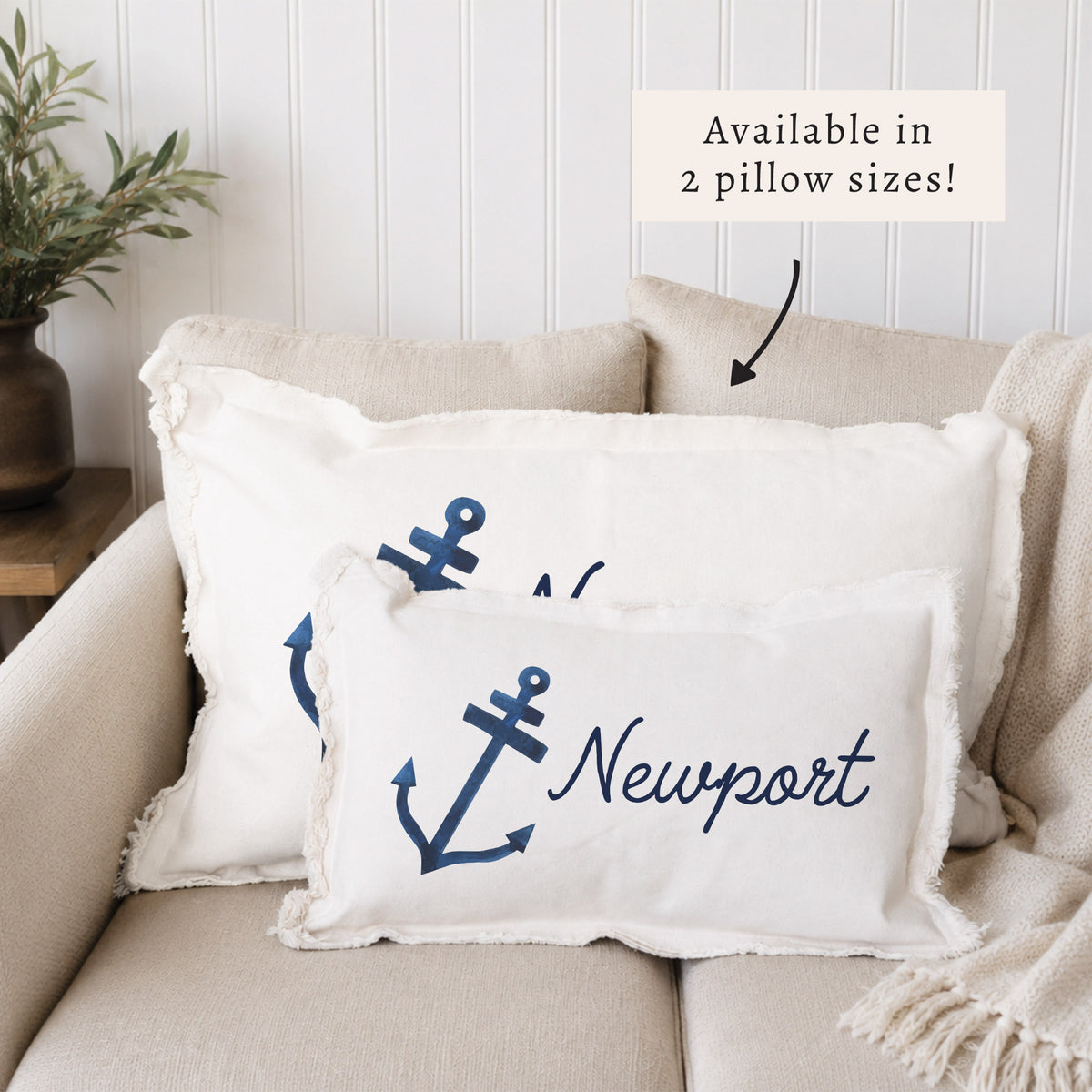 Anchor Personalized Pillow