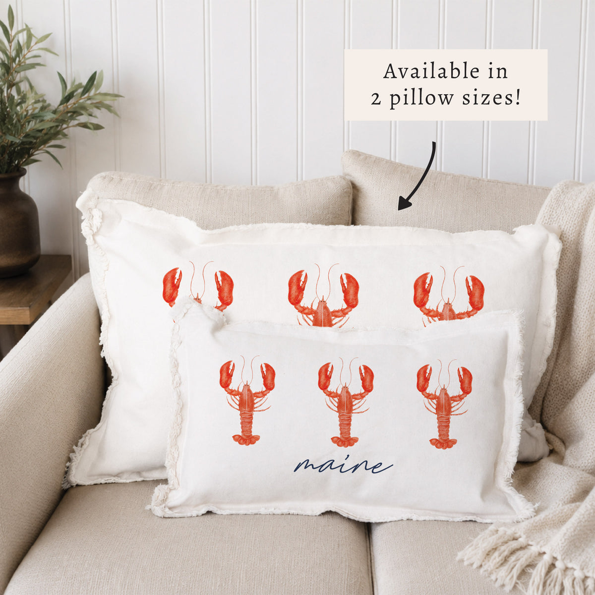 Lobster Personalized Pillow