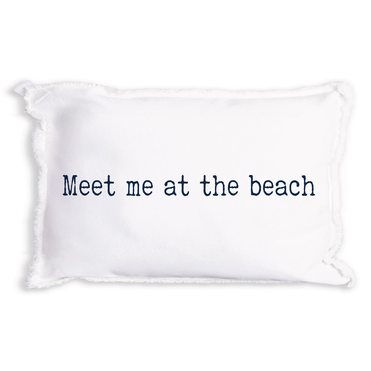 Meet Me At The Beach Pillow