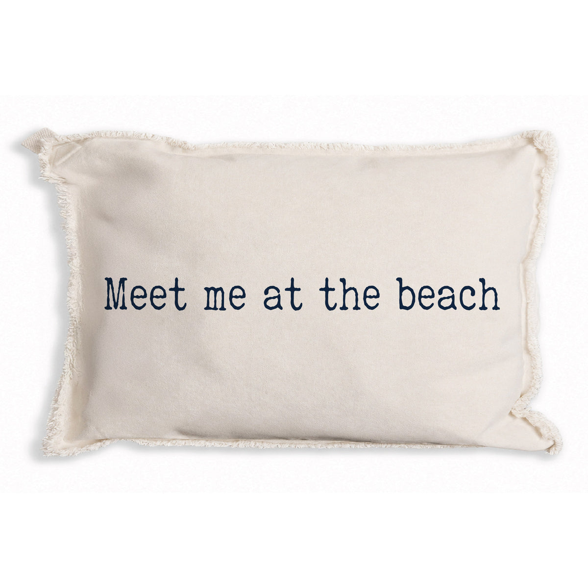 Meet Me At The Beach Pillow