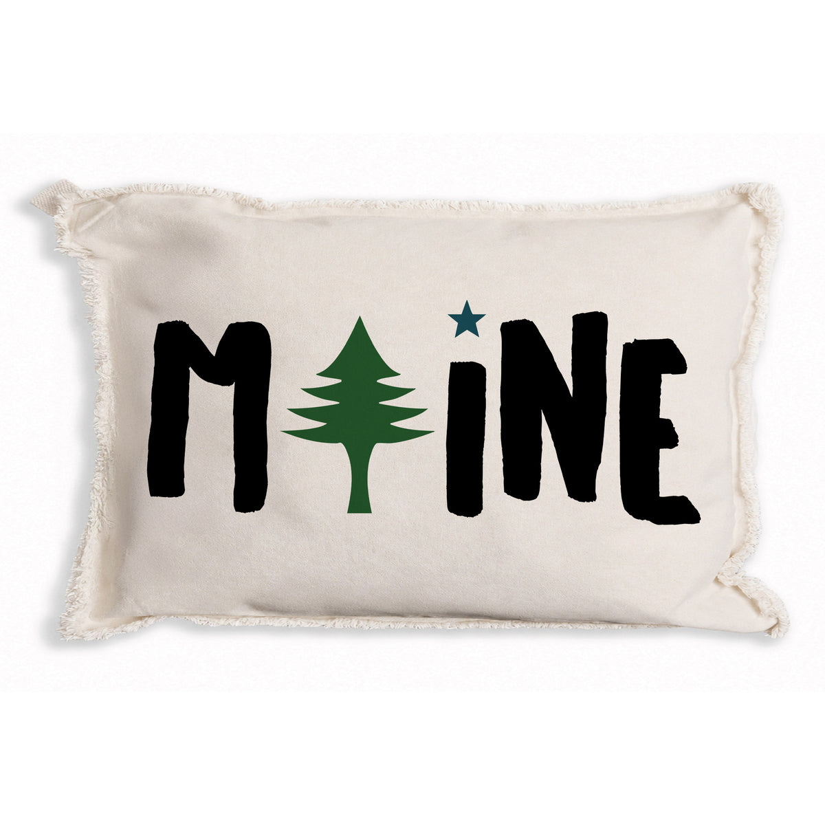 Maine Tree Icon Pillow