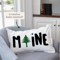 Maine Tree Icon Pillow