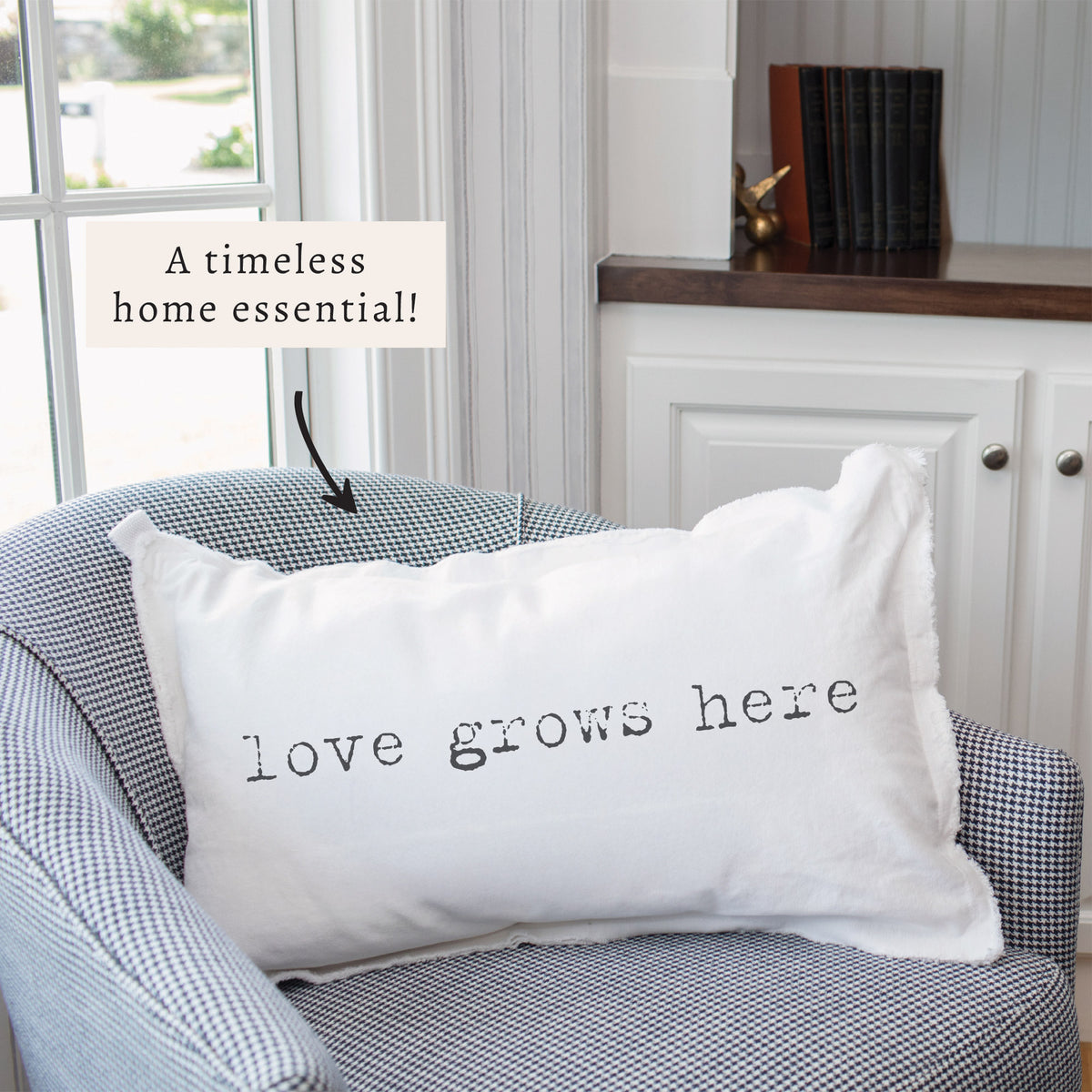 Love Grows Here Pillow