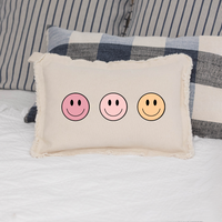 Smiley Lumbar Pillow