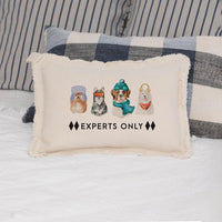 Ski Pup Lumbar Pillow