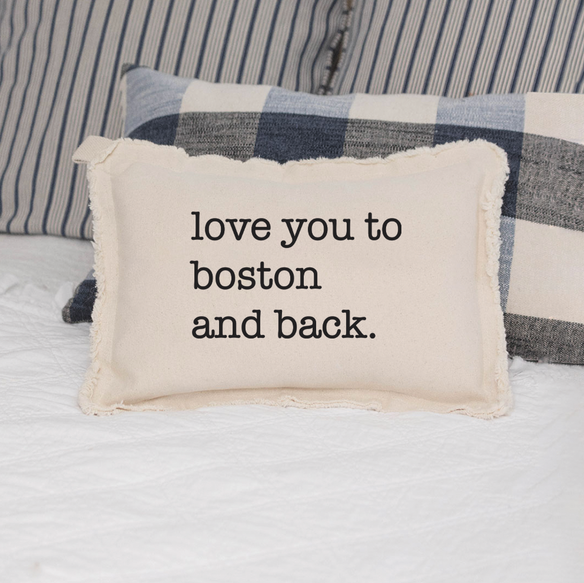 Personalized Love You To Lumbar Pillow