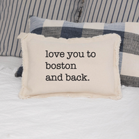 Personalized Love You To Lumbar Pillow