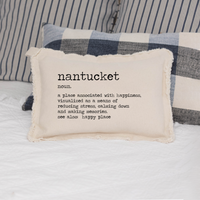 Happy Place Definition Personalized Lumbar Pillow
