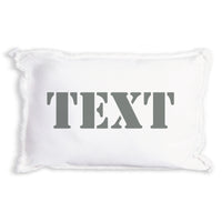 Stencil Personalized Pillow
