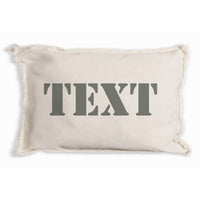 Stencil Personalized Pillow