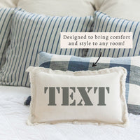 Stencil Personalized Pillow
