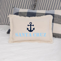 Personalized Anchor One Line Text Lumbar Pillow