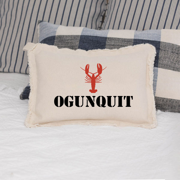 Personalized Lobster One Line Text Lumbar Pillow